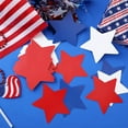thumbnail image 3 of Star Cutout, 120Pcs Patriotic Star Cutout 4th of July Star Cutouts Red Blue White Star Classroom Bulletin Board Decorations for Independence Day School Party Craft Supplies, 3 of 7