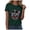 Dark Green, variant on Women's 250th Anniversary USA T-Shirt 1776-2026 Patriotic Eagle Flag Graphic Tee – Plus Size American Independence Day Top (Sky Blue, XXXL)