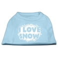 thumbnail image 1 of I Love Snow Screenprint Shirts Baby Blue M (12), 1 of 1