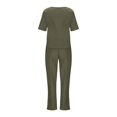 thumbnail image 6 of Pyhlmscde Linen Sets for Women 2 Piece, Womens Jumpsuit, Women 2 Piece Outfits Sets, 6 of 6