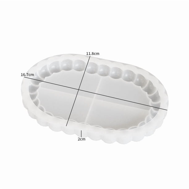 Molde geométrico de silicona for hacer posavasos - Molde creativo for posavasos de almacenamiento de pegamento