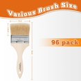 Chip Brush 3inch Bulk 96Ea Disposable Paint Brushes Cheap Natural