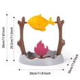thumbnail image 3 of Interactive Cat Slow Feeder, Bonfire Style Treat Dispenser, Adjustable Dry Food Puzzle Toy, Enrichment For Indoor Cats & Puppies, 3 of 7