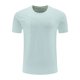thumbnail image 2 of Tops para hombre, blusas y camisas de cuello redondo y manga corta para hombre, camiseta informal de solapa de color liso a la moda para hombre, blusa de cuello redondo y manga corta para hombre., 2 of 8