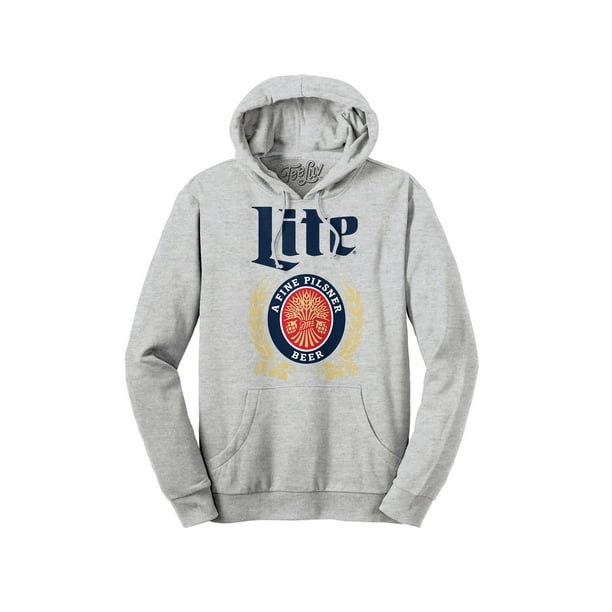 Tee Luv Men's Miller Lite Beer Logo Hoodie (XXL)