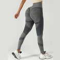 thumbnail image 2 of larppty Anti Cellulite 3D Leggings Womens Butt Lifting Tummy Control Resistance Band Compression Cellumove Yogo Pants（Grey， L）, 2 of 5