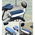 thumbnail image 4 of Bike Rear Seat Kit,Safety Carrier Bicycle Seat, Including Cushion and Backrest, Armrest Handrail, Footrests, Bell, Rear Bicycle Seat for Adults, 4 of 10