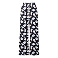 thumbnail image 3 of DHFJKG Womens Halloween Pajama Pants Ladies Pumpkin Ghost Pajamas Cute Soft Loungewear Pants, 3 of 4
