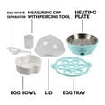 Nostalgia Retro Premium Mini 7 Capacity Electric Hard Boiled Egg Cooker