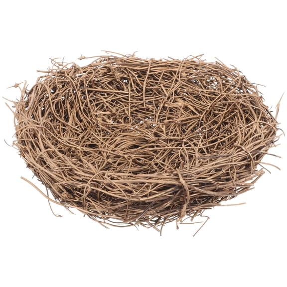 ibasenice Light Brown Rattan Bird Decor for Party, Craft Projects, Seasonal and Holiday Display Accents