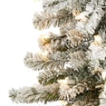 thumbnail image 5 of Nearly Natural 4' Green Alpine Flocked Artificial Christmas Tree with 100 Lights, 5 of 9