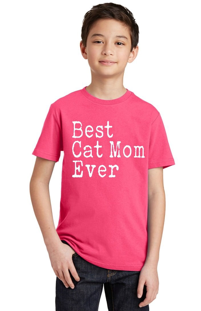 P\u0026B Best Cat Mom Ever Youth T-shirt 
