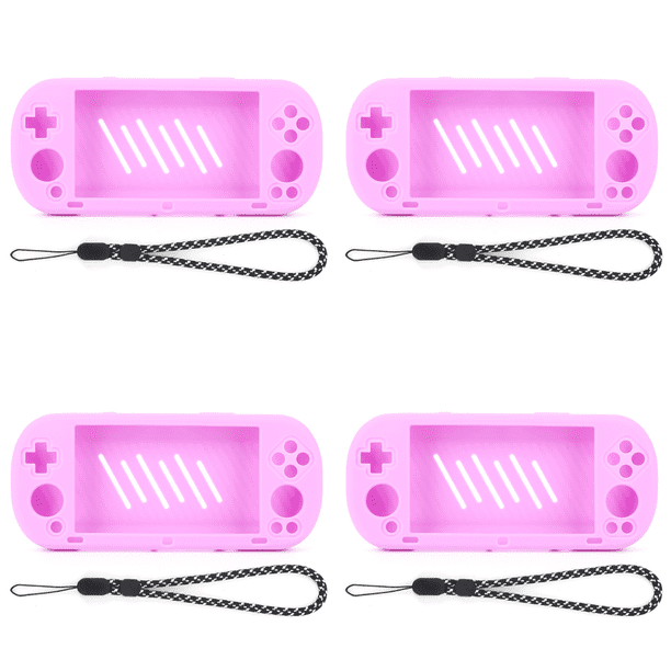 Funda Protectora Silicona A Prueba Golpes para Consola Juegos Trimui Smart Pro () Púrpura