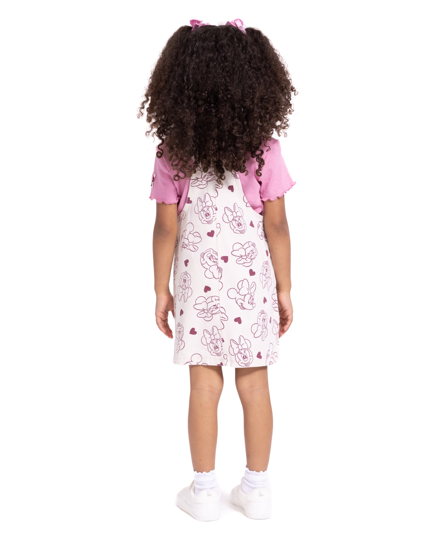 Minnie Mouse Toddler Girls Short Sleeve Tee and Cotton Skirtall Set, 2 Piece, Sizes 12M-5T