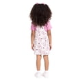 thumbnail image 6 of Minnie Mouse Toddler Girls Short Sleeve Tee and Cotton Skirtall Set, 2 Piece, Sizes 12M-5T, 6 of 8