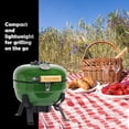 thumbnail image 6 of Portable Ceramic BBQ Charcoal Grill 12 inch, Max 800°F, Easy to carry, for Outdoor Cooking, Picnic, Patio, Backyard, 6 of 7