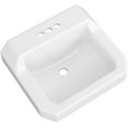 thumbnail image 2 of Proflo PF5414WH 19-5/8" Rectangular Vitreous China Wall Mounted Bathroom Sink - White, 2 of 3