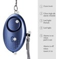 thumbnail image 2 of Alarma personal, llavero de alarma de pánico, sirena de autodefensa de pánico, alarma de seguridad de 140DB con luz LED para mujeres, niñas y personas mayores Sincero  Hogar, 2 of 6