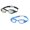 C,D, variant on Mirrored Swimming Goggles for Adults Men Women, Anti Fog Competition Swim Glasses, No Leaking Full Protection UV Eye Wear for Pool Beach Training, 26.2"