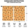 thumbnail image 2 of Blackout Kids Curtains,Halloween Pumpkin Duo Pattern Childrens Insulated Curtains Set Of 2,Bedroom Essentials,Toddler Room Decor 42"x54", 2 of 5