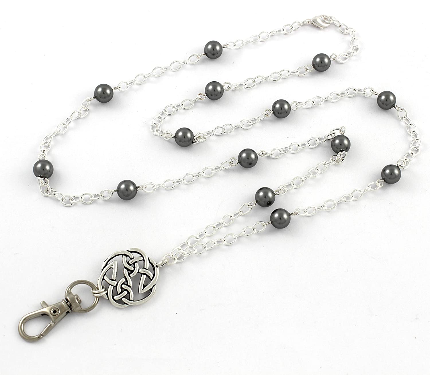 Brenda Elaine Jewelry Silver Plated Women's Fashion Lanyard Necklace ID