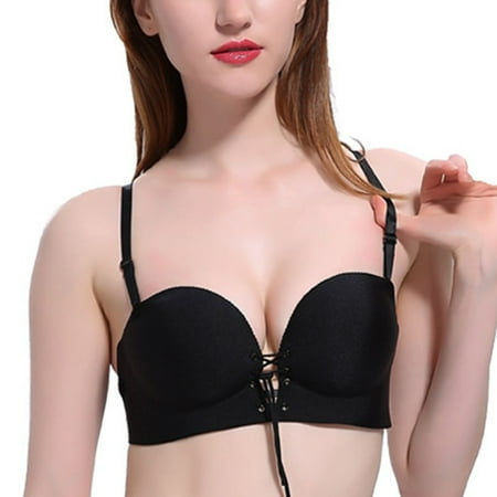

nsendm Womens Underwire Bra Lace Floral Bra Unlined Unlined Plus Size Full Coverage Bra Bra Comfort Underwear Black D