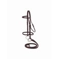 thumbnail image 1 of SilverFox Bride Surélevée Snaffle Brun Poney, 1 of 3