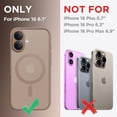 thumbnail image 2 of XIHAMA Magnetic Compatible with iPhone 16 Case, Upgraded [Full Camera Protection] [Compatible with MagSafe] Protective Translucent Matte Women Girl Phone Case Cover, 2 of 7