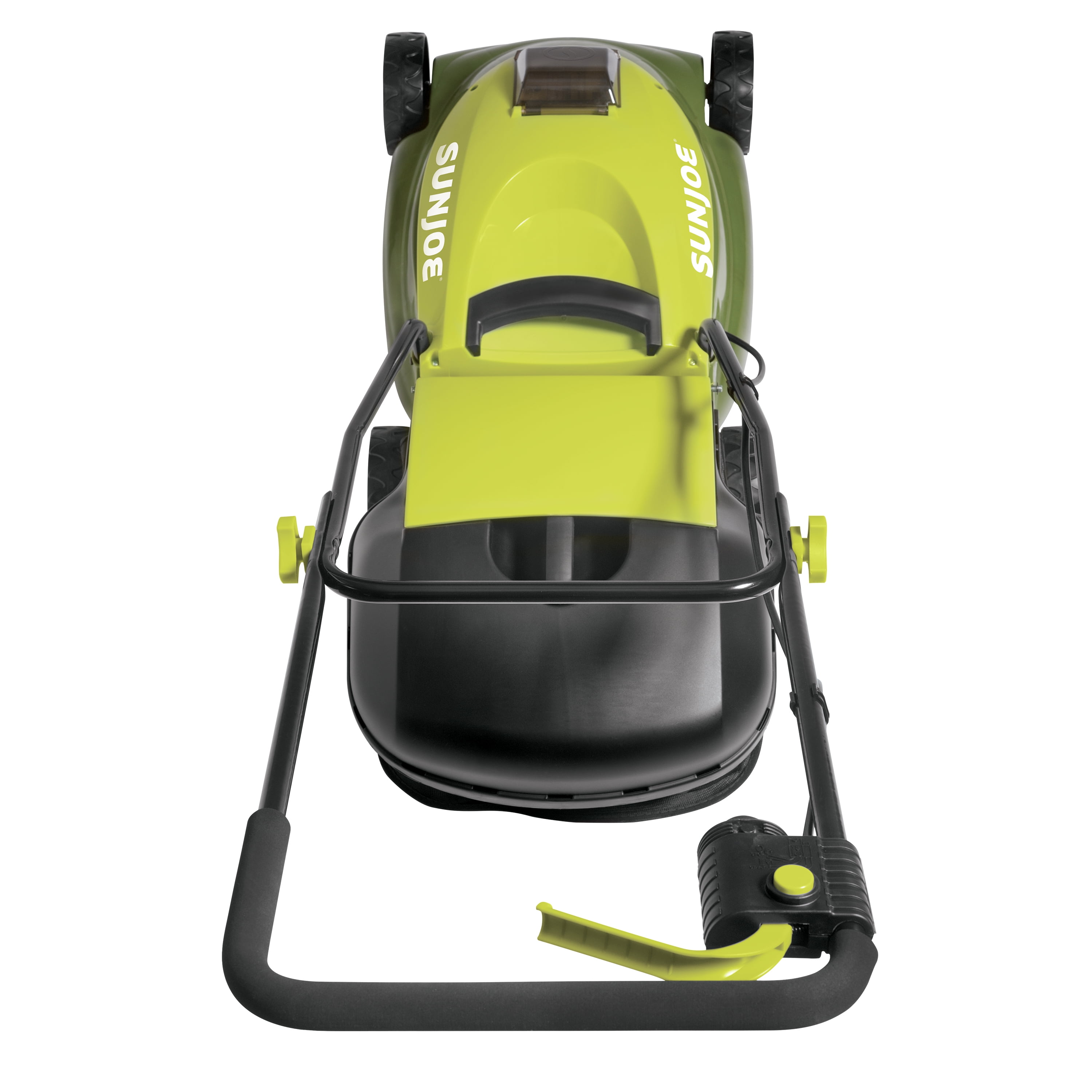 Sun Joe 28V Cordless 14" Brushless Push Lawn Mower, Adjustable Cutting Height, 5.0-Ah