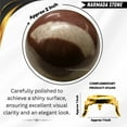 thumbnail image 3 of Narmada Stone (Shiva Lingam) Crystal Ball Sphere 2" Inches, 3 of 6