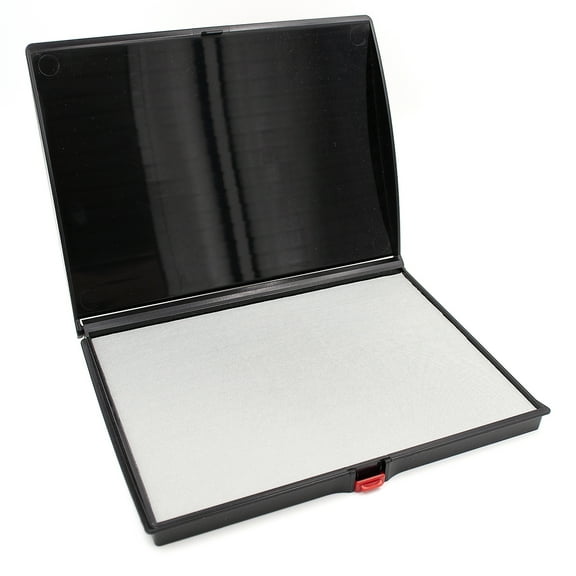 Shiny Large Dry Stamp Pad, Felt Pad, Ready for Inking, Plastic Cover, S4, 5 x 7