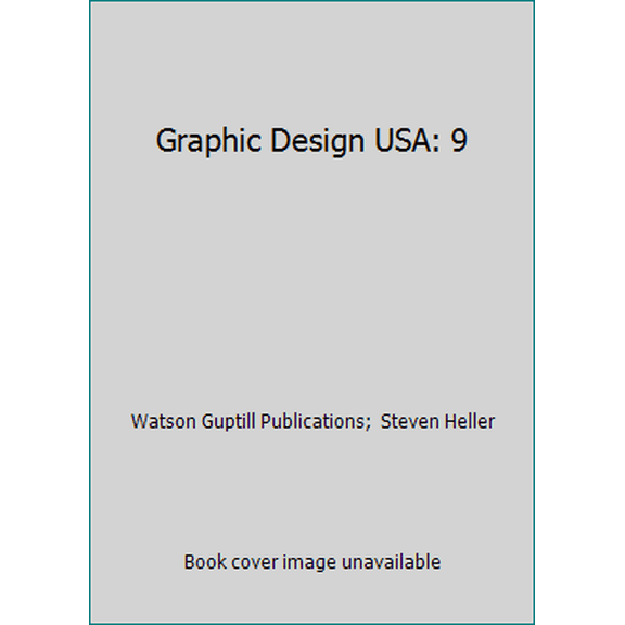 Pre-Owned Graphic Design USA: 9 (Hardcover) 082300175X 9780823001750