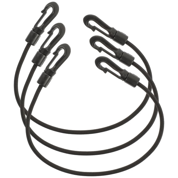 UPOUART 3-Piece Kayak Holder with Adjustable Buckle, Secure Black Storage Accessory