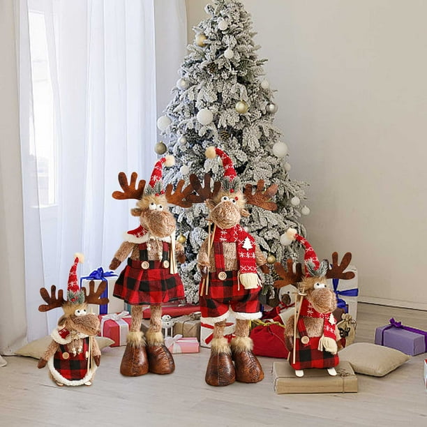 Figura de Ciervo Navideño para Decoración de Ventanas, Ambiente Navideño, Regalo Navideño