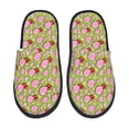 thumbnail image 1 of Balery Lips blowing bubble gum Pantuflas de Casa de Felpa Silenciosas con Diseño Estampado, Zapatillas Cómodas Antideslizantes de Algodón para Interior-Medium, 1 of 8