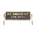 thumbnail image 7 of Renovators Supply Be Aware of Dog Sign 7" x 2" Keep Gate Closed Sign Cast Brass Please Close Gate Sign, 7 of 7