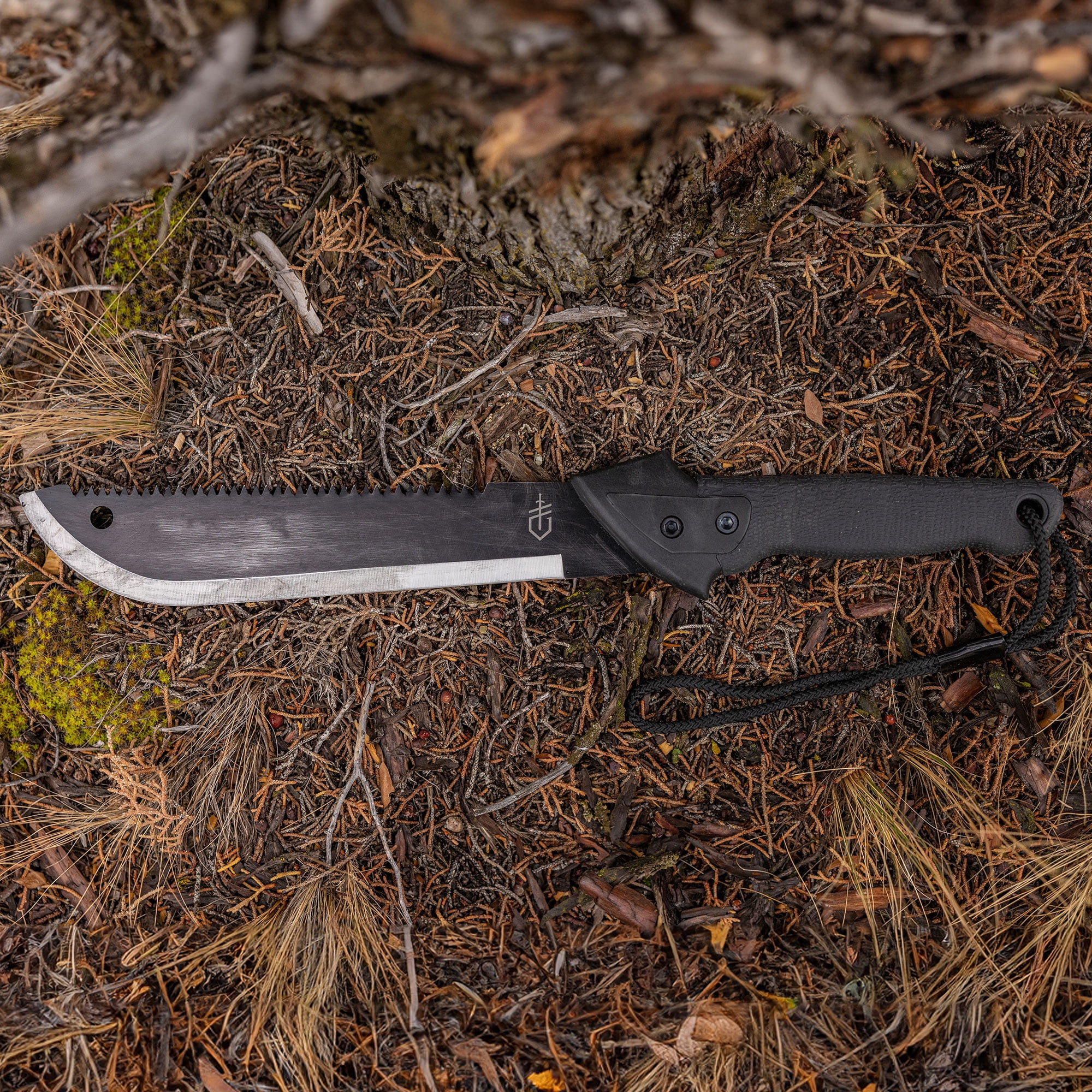 Gerber Gator Machete Jr, 10.75 in Blade, Sheath Included, Black, Camping