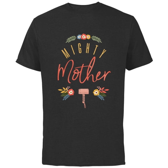 Marvel Thor Mighty Mother - Short Sleeve Cotton T-Shirt for Adults - Customized-Black