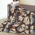 thumbnail image 6 of Sikiie Vector Butterflies Ultra-Soft Micro flannel Blanket Luxury All Seasons Warm Blanket for Bedding Sofa and Travel (4 sizes)-80"x60", 6 of 7