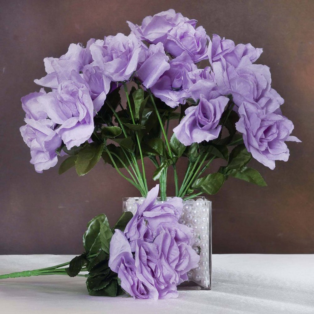 Efavormart 84 Artificial Open Roses for DIY Wedding Bouquets