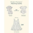 thumbnail image 6 of Modern Moments By Gerber Baby Girl Cotton Romper with Waistline Ruffle, Sizes 0/3 Months - 24 Months, 6 of 7