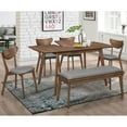 thumbnail image 6 of DeeHome Natural Walnut Rectangular Dining Table, 6 of 6