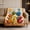 A, variant on OCCOA Cow Cozy Throw Blanket Soft with Elegant Floral Accents for Sofa Bed Picnic Adds Touch to Home Decor 51x59in,A