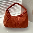 thumbnail image 4 of Hfnxid Slouchy Tote Bag Cute Nylon Solid Pleated Handbag Women Travel Casual Shoulder Satchel Bag, 4 of 7