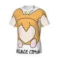 thumbnail image 3 of Rocae Prince Corgi Dog for Men's Moisture-Wicking Crew Tee - T-Shirt for Sports, Outdoor Activities, and Casual WearXX-Large, 3 of 9