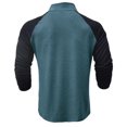 thumbnail image 4 of Shirts for Men Color Blocking Shirt Slim Long Sleeve Stand Collar Casual Sports Bottoming T-Shirt Blouse Men Shirts Casual, 4 of 7