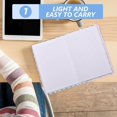 thumbnail image 3 of Fuzzy Diary Book Cute Plush Notebook for Students Multi-Use Journal for Writing and Planning Adorable Fluffy Cover Notebook Scale Pattern, 3 of 3