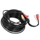 thumbnail image 4 of Portable CCTV Cable 3-In 1 Video Audio Power Cord BNC+RCA+DC Connector for DVR Surveillance System(15m 49.2ft ), 4 of 5