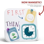 TIME TIMER MOD with Dry Erase Board — 60-Minute Visual Timer with Magnetic Whiteboard — (Blue)