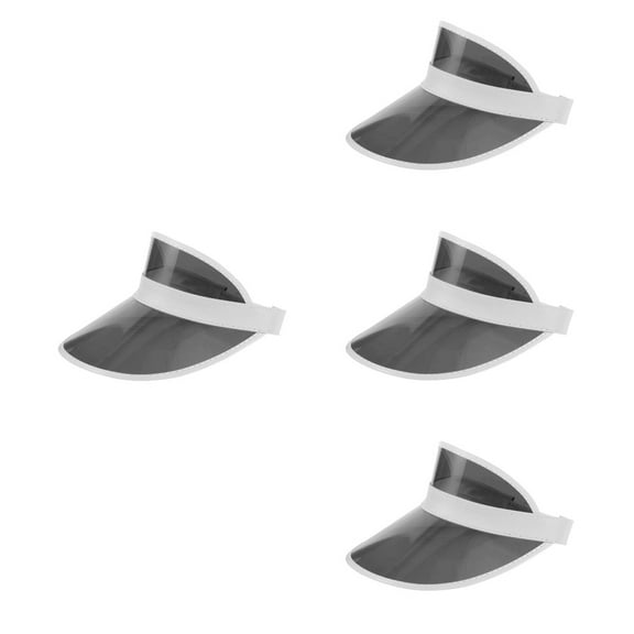 Masteelf 4pcs Outdoor Sun Visor Hat Sports Sun Proof Hat Colored Beach Hat Outdoor Sun Protection Hat Sun Hat